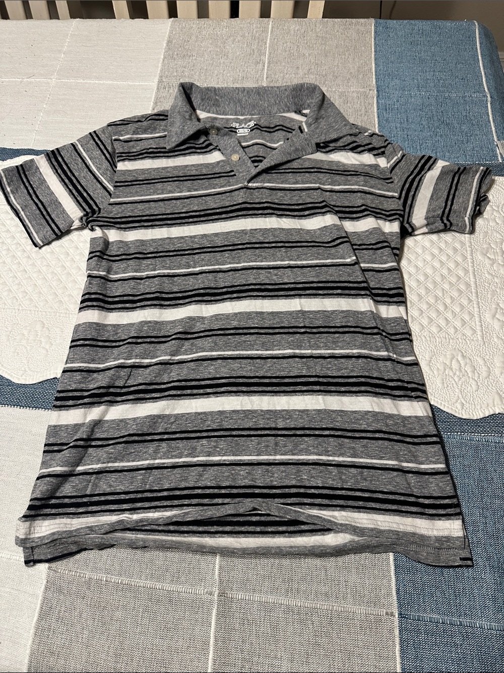 PLACE Striped Grey Tee - Boys XXL